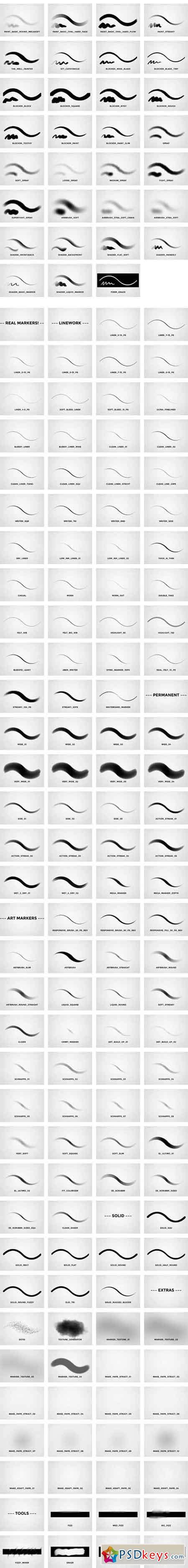 All Ps Brushes Ever 2509402 Free Download Photoshop Vector Stock