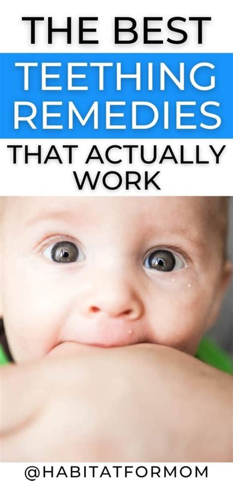 A Guide For Your Teething Baby Symptoms And Relief Habitat For Mom