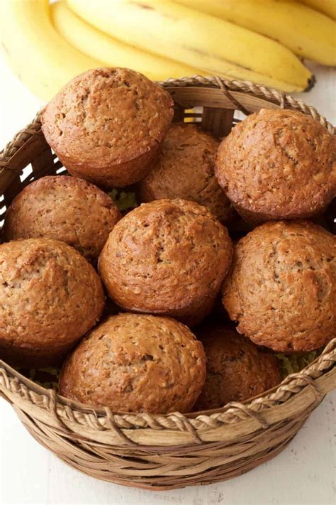 You don't have to knead it or wait for hours to let yeast make the batter rise. Vegan Banana Bread Muffins - Loving It Vegan