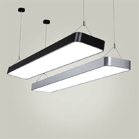 A1 Modern Pendant Lights Simple Led Office Long Strip Aluminum