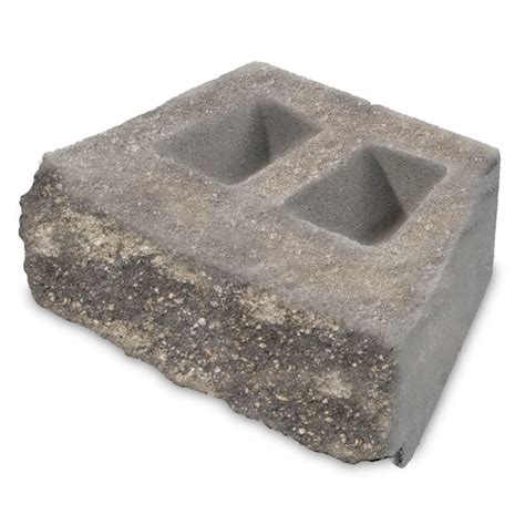 16 In X 6 In X 10 In Graycharcoal Concrete Retaining Wall Block In The