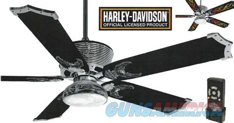 Great savings & free delivery / collection on many items. Harley-Davidson Ceiling Fan with Remote - Chrom... for sale