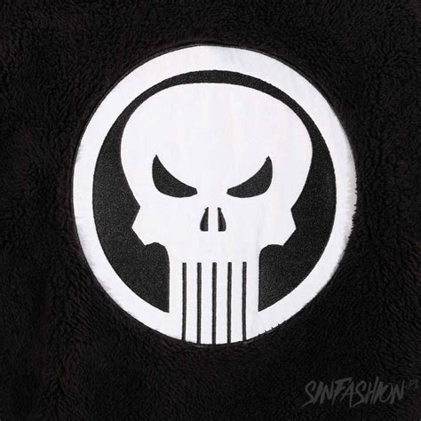 Szlafrok Marvel Punisher Skull Logo Nowości Filmowo Marvel