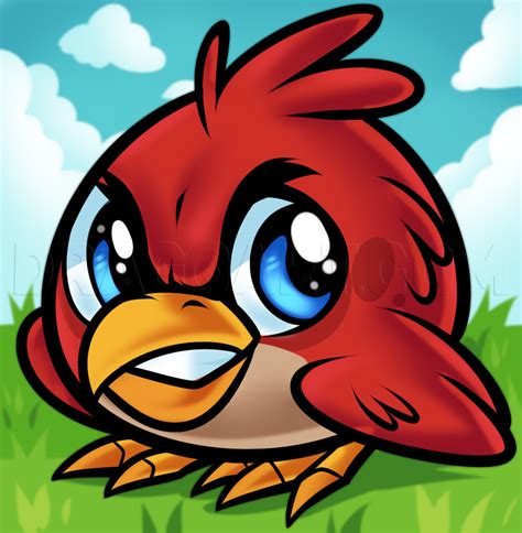 How To Draw An Anime Angry Bird Step By Step Drawing Guide By Dawn