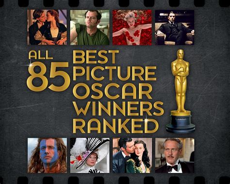 All 90 Best Picture Oscar Winners Ranked Oscar Winners Academy Award