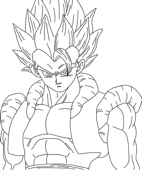 Vegeta Fase Dios Para Colorear Dibujo De Goku Y Vegeta Fase 4 De Dragon