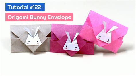 Tutorial 122 Origami Bunny Envelope The Idea King