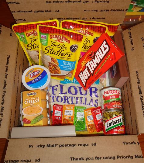 Fiesta In A Box A Little Snack And Taste Of Home To Send Downrange