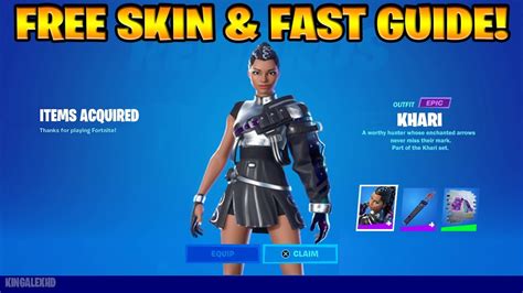How To Get Khari Skin Now Free In Fortnite Unlocked Galaxy Evolved