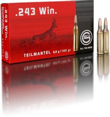 Outdoor Sporting Agencies, Products, Ammunition, Centrefire Rifle, 243 Win, GECO AMMO .243 WIN ...