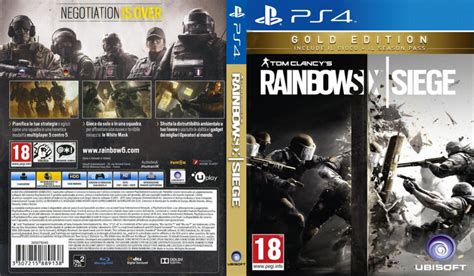 Tom Clancys Rainbow Six Siege Gold Edition Dvd Cover 2015 Ps4