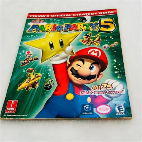 Nintendo Mario Party Gamecube Video Game Strategy Guide Book