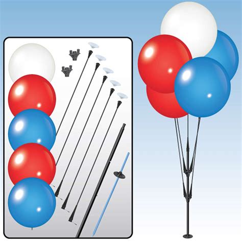 Dura Reusable Hard Plastic Balloons Pole Kit | Balloons On ...