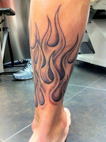 Flames Flame Tattoos Leg Tattoos Women Skull Tattoos