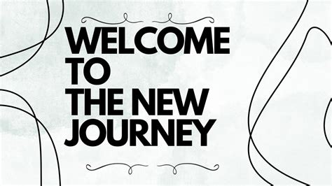 Welcome To The Journey Youtube