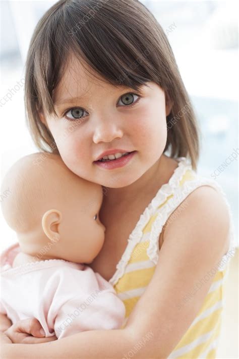 Toddler And Doll Stock Image F0056225 Science Photo Library