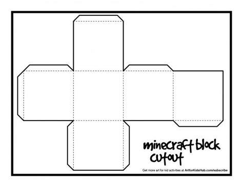 3new Minecraft Block Cutout Papercraft Grass Block Jordanamkyleautora