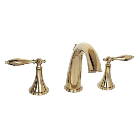 Find your best kitchen faucet here! Kohler K-310-4M-AF Finial French Gold Widespread Bathroom ...