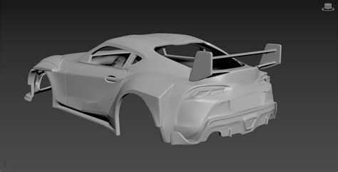 3d File Toyota Supra 2020 Tuning Body For Print・3d Printable Model To