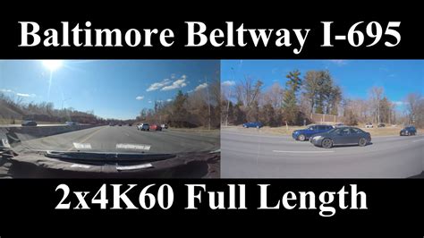 I 695 Maryland Baltimore Beltway Front And Side Youtube