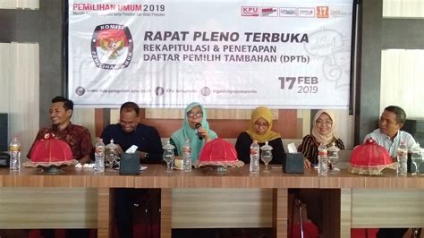 Kpu Jeneponto Rapat Pleno Terbuka Rekapitulasi Dan Penetapan Dptb