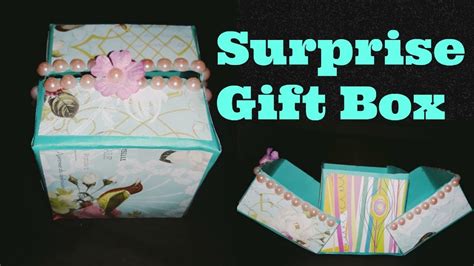 Maybe you would like to learn more about one of these? How to make Surprise Gift Box || Birthday Gift Ideas - YouTube