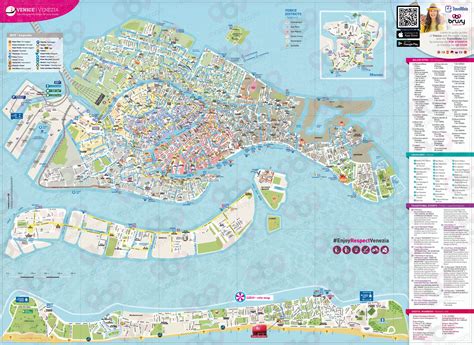 Mappa Turistica Di Venezia Mappa Generica Di Venezia Con Logo Brusy