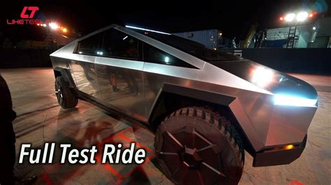I thought this is a rendering of a tesla in cyberpunk 2077 game. We Rode Inside The Tesla CyberTruck! - YouTube