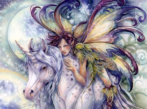 Unicorn Fairy Unicorn And Fairies Fantasy Art Fairytale Art