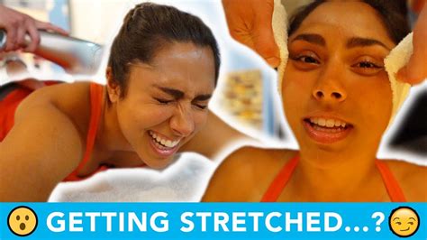 we got professionally stretched for the first time 😳 youtube