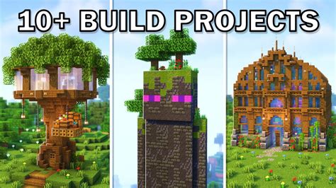 10 Build Ideas For Survival Minecraft Youtube