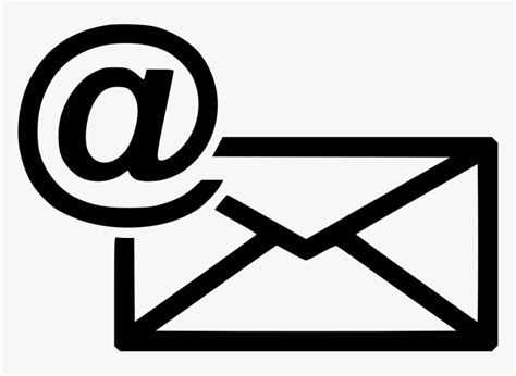 Symbol Email Icon White Png Free Black And White Email Icon Download