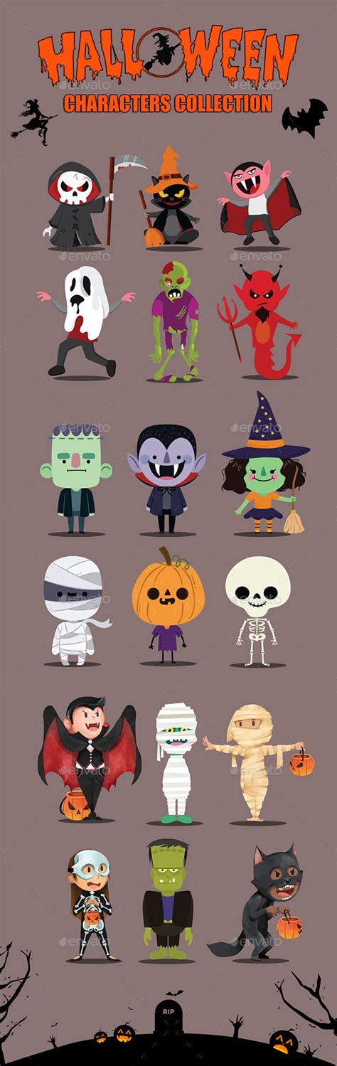 Halloween Characters Collection Character Collection Character