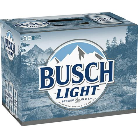 Busch Light® Beer 30 Pack 12 Fl Oz Cans