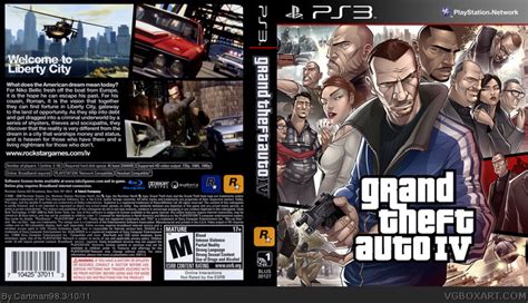 Grand Theft Auto Iv Playstation 3 Box Art Cover By Cartman98