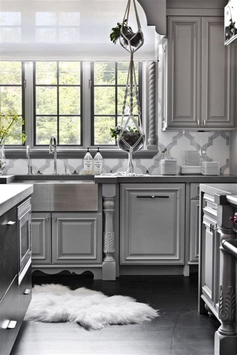We had recently painted all the walls in ellie gray from sherwin williams (a gray with some blue undertones), so the cabinet color needed to look good with that. 5 Design Ideas For Showcasing Your Grey Kitchen Cabinets