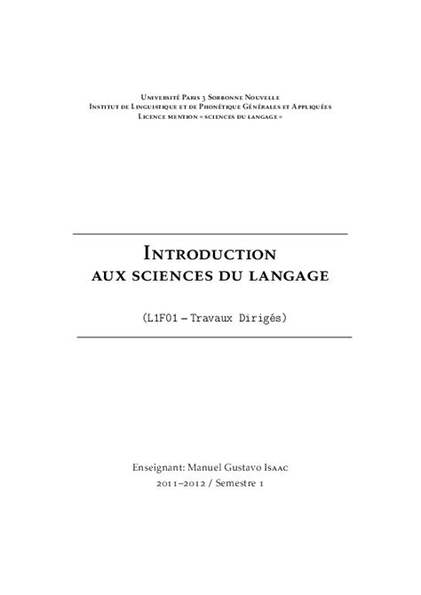 En affirmant qu'il est faux de concevoir l'infini en niant le fini, descartes suggère que l'on doit se contenter de se servir d'expressions négatives tout en les refusant sur le plan du sens, non seulement parce que l'essence de l'infini déborde toute tentative de le renfermer dans le langage, mais aussi que la mesure dans la positivité est. Lettre Motivation Licence En Science Du Language / Licence Culture Humaniste Et Scientifique Pdf ...