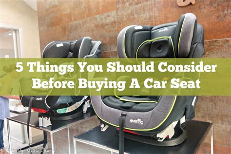 Buying too much car is one of the easiest and biggest financial mistakes someone can make. 5 Things You Should Consider Before Buying A Car Seat ...