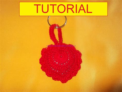 Bonprix copri cuscini salotto : Tutorial per realizzare un cuore all'uncinetto portachiavi - Tutorial punto croce uncinetto cucito