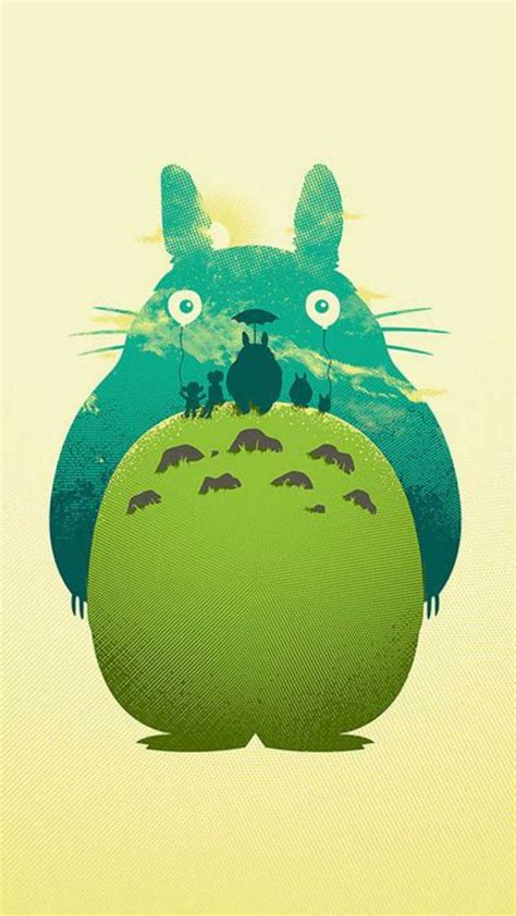 An Image Of A Totoro With Two Eyes On Its Face And One Eye