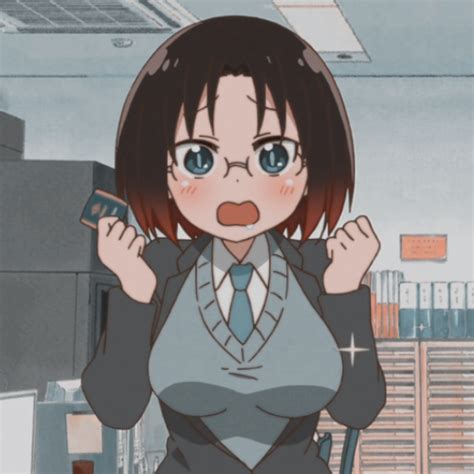 Elma Kobayashi San No Chi Maid Dragon Icon Anime Personagens De