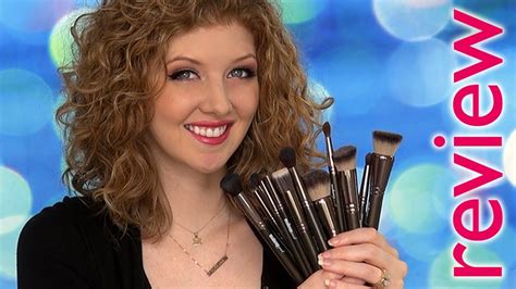 makeupgeek brushes review and demo youtube