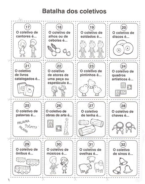 Atividades Com Substantivos Coletivos