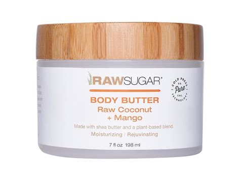 Raw Sugar Body Butter Raw Coconut Mango 7 Fl Oz198 Ml Ingredients