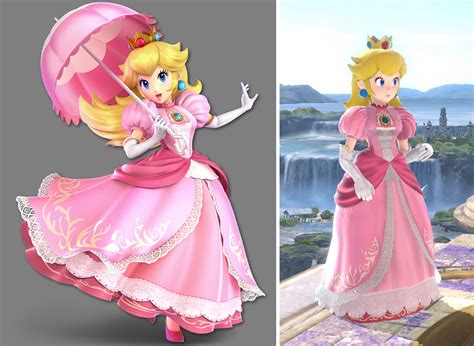 Cosplay Princess Peach Super Smash Bros Ultimate