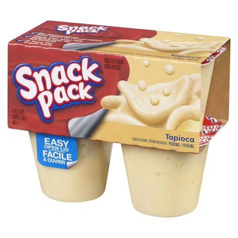 Snack Pack Pudding Tapioca 4 Cups X 99 G 396 G Powells Supermarkets