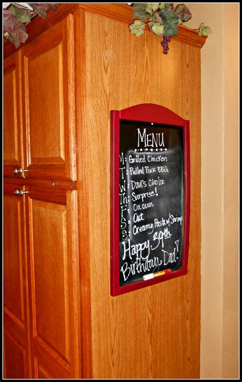 Maybe you would like to learn more about one of these? crazylou: Kitchen Menu Chalk Board