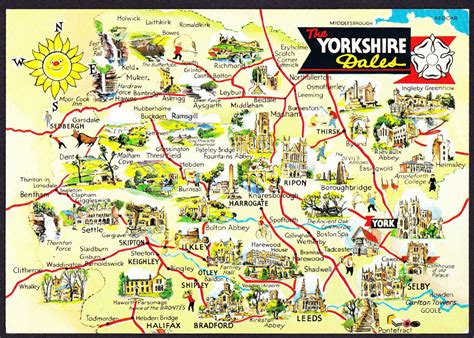 World Maps Library Complete Resources Maps Yorkshire Dales