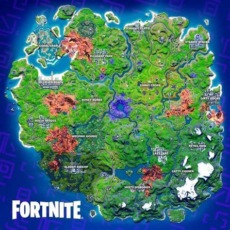 Whats New In The Fortnite Chapter 2 Season 8 Map New Locations Crash