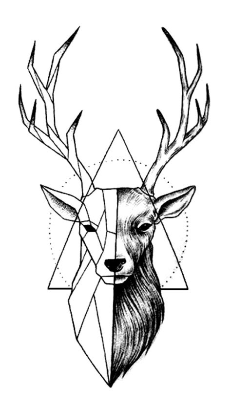 Deer Tattoo Sketch Tattoo Drawings Simple Deer Tattoo Deer Drawing